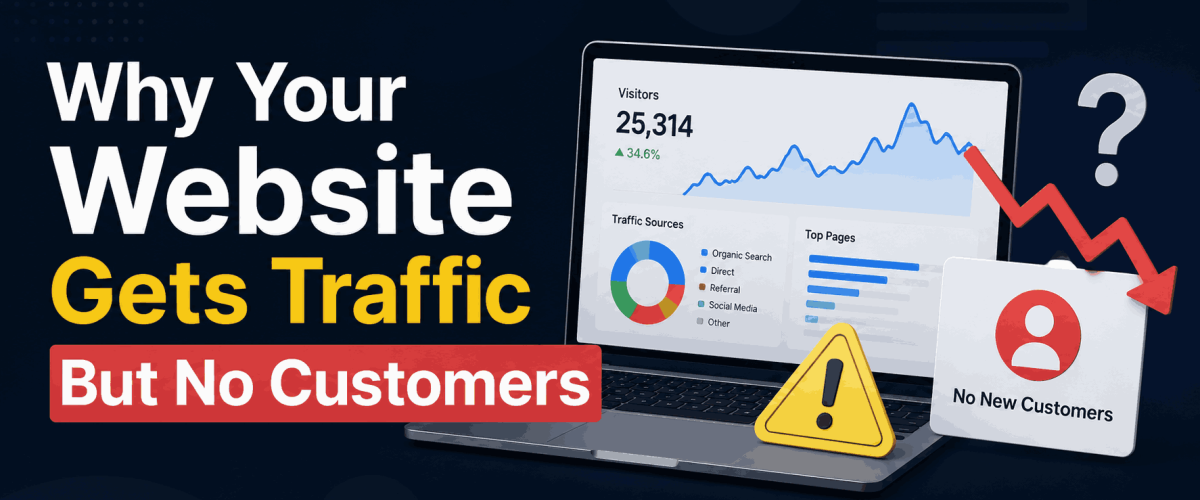 Why Your Website Gets Traffic But No Customers