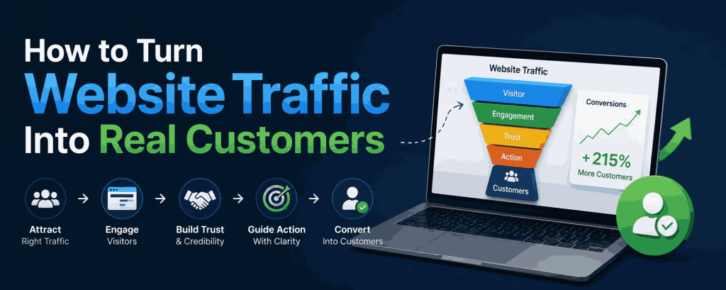How to Turn Website Traffic Into Real Customers