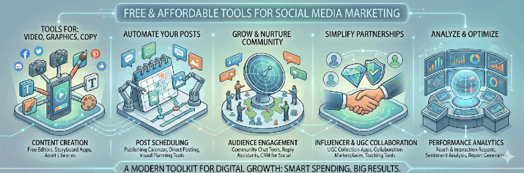 Free & Affordable Tools for Social Media Marketing