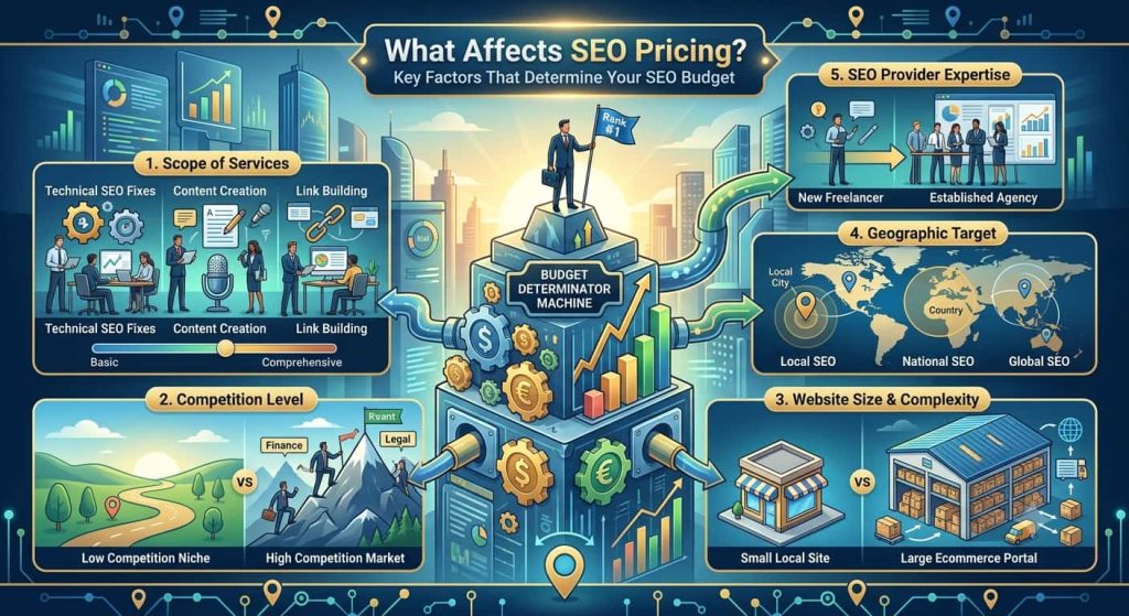 What Affects SEO Pricing? Key Factors That Determine Your SEO Budget
