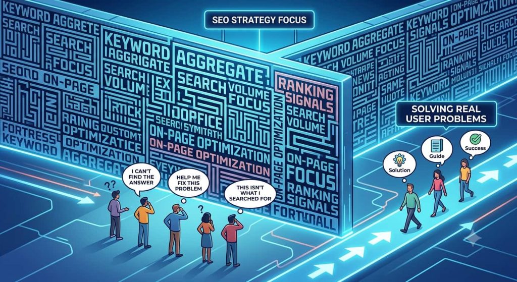 Your SEO Strategy Focuses on Keywords Instead of Real User Problems
