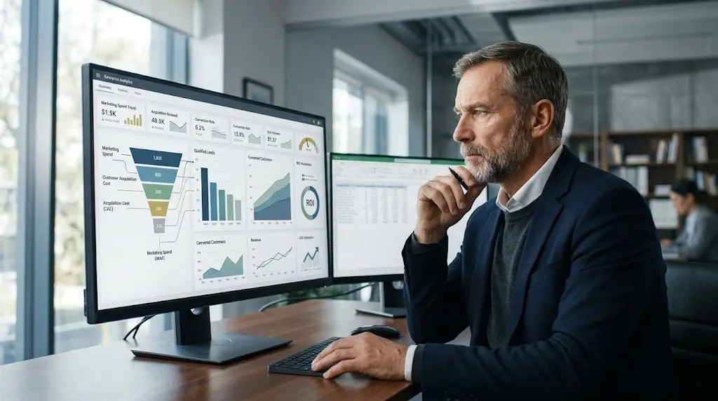 Customer acquisition cost and ROI in digital marketing