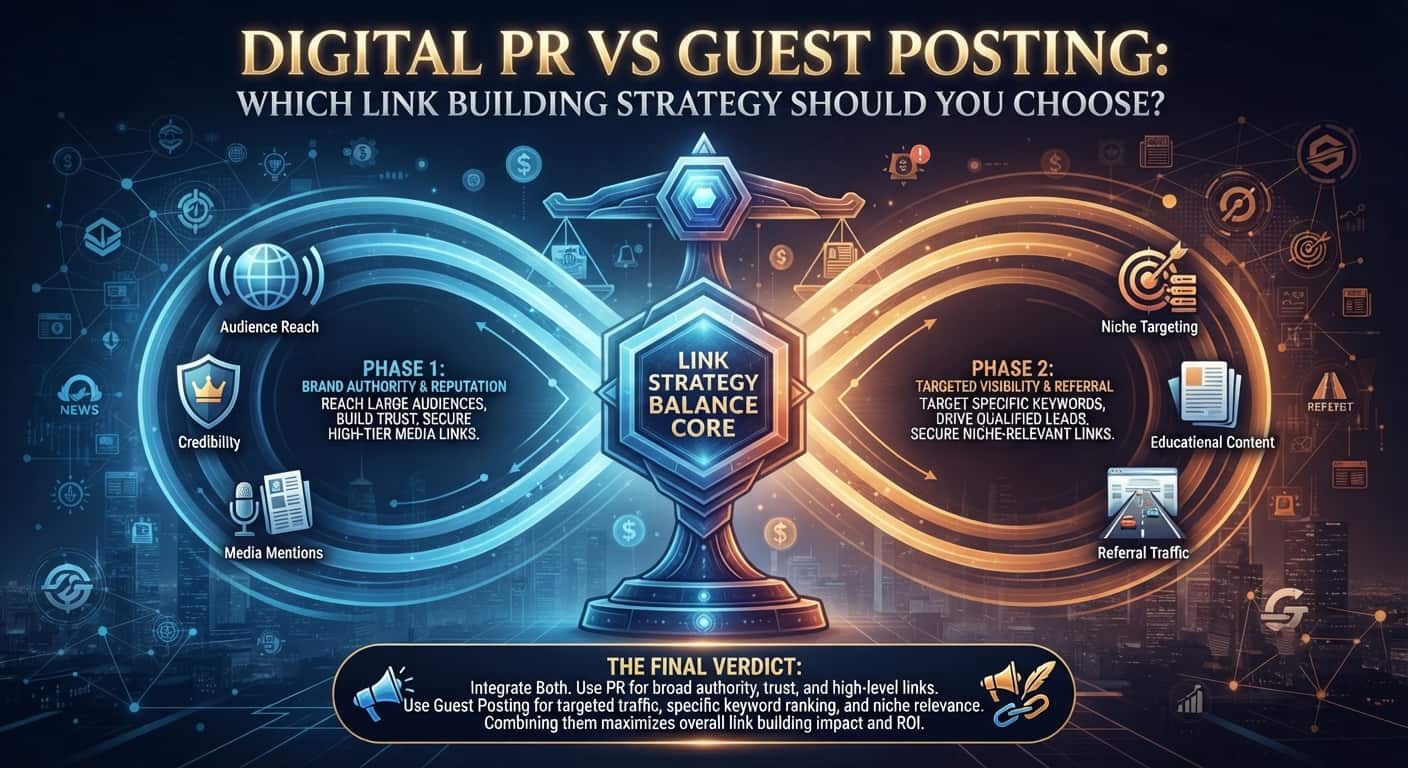 Digital PR vs Guest Posting Which Link Building Strategy Should You Choose