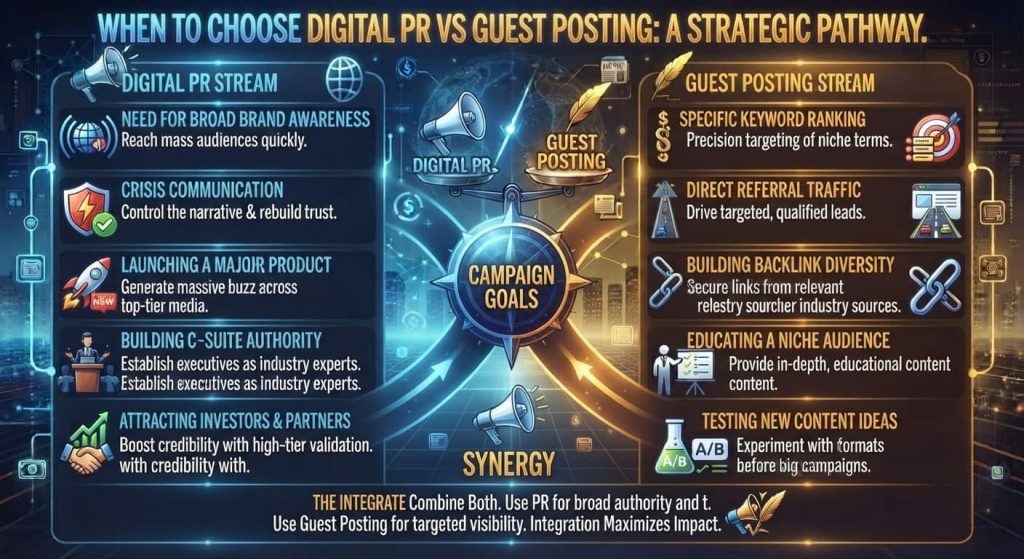 When Should You Choose Digital PR Over Guest Posting