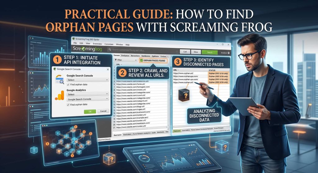 How to Find Orphan Pages With Screaming Frog
