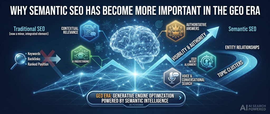 Why Semantic SEO Has Become More Important in the GEO Era