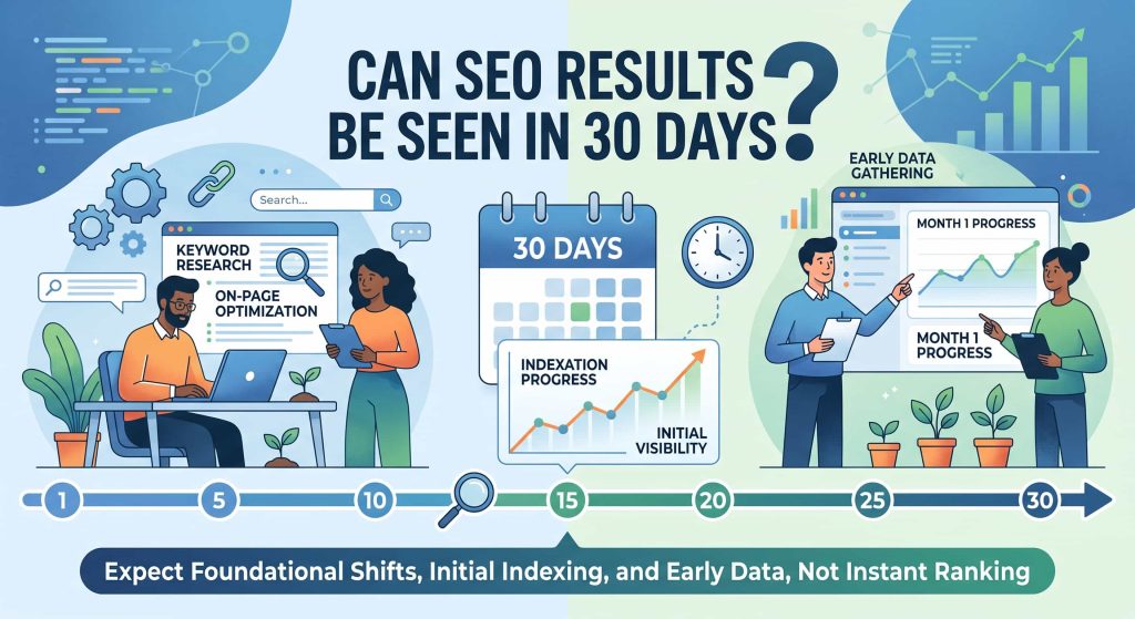 Can SEO Results Be Seen in 30 Days